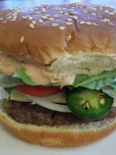 A picture of Angry Burger.