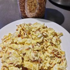 A picture of Scrambled Eggs with Dried Tiny Shrimps.