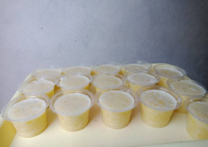 Puding Labu Kuning Susu Santan