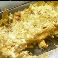 A picture of Maryams spicy chicken lasagnia.