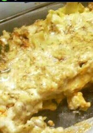 A picture of Maryams spicy chicken lasagnia.