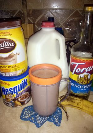 A picture of Best chocolate milk ever!.