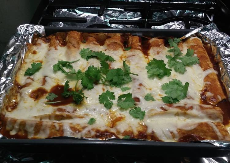 Recipe of Speedy Enchiladas a La Guerra (white Girl Enchiladas)