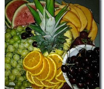 Unique Recipe Colorful Fruit Platter Savory Delicious