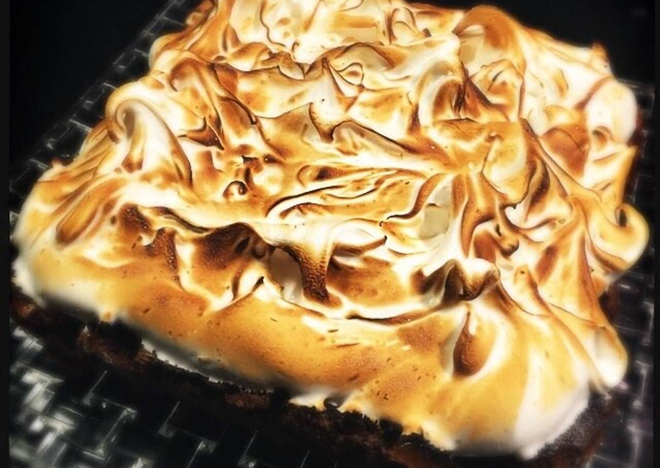 S'mores Bars with Belgian Chocolate Brownie and Marshmallow Meringue