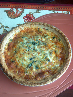 A picture of Spinach Quiche.