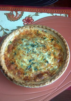 A picture of Spinach Quiche.