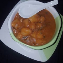 A picture of Yam porridge.