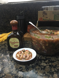 Una foto de Salpicón de mariscos