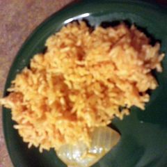 A picture of Arroz Rojo (spanish rice).