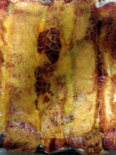 A picture of Enchiladas.