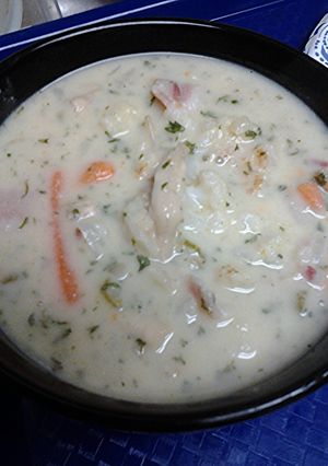 A picture of Clam chowder.