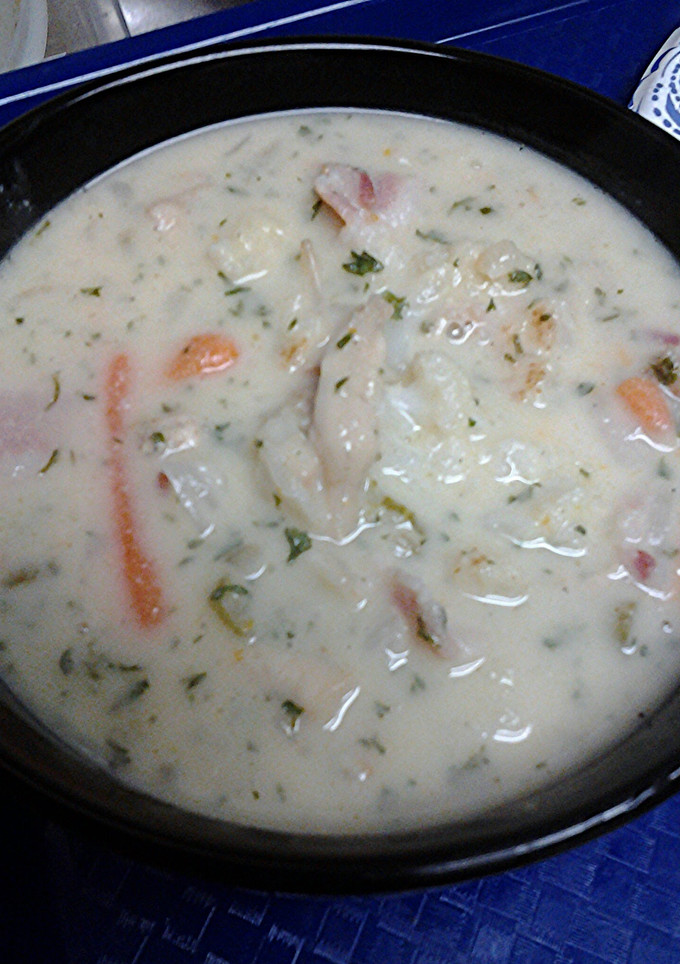 A picture of Clam chowder.