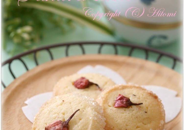 Steps to Prepare Super Quick Homemade Full of Spring Sakura Sable Cookies