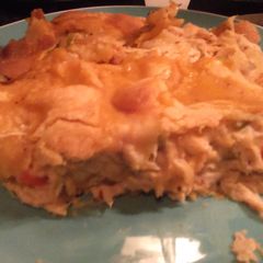 A picture of Easy bake chicken pot pie..