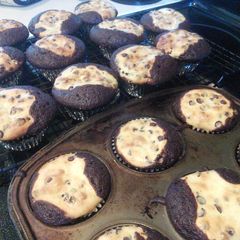 Black Bottom Cupcakes A picture of Black Bottom Cupcakes.