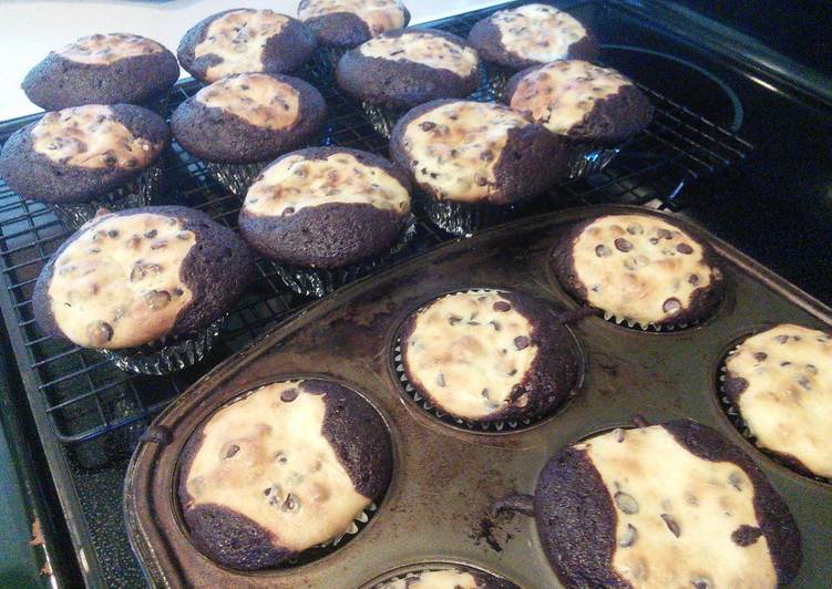 Recipe of Delicious Black Bottom Cupcakes