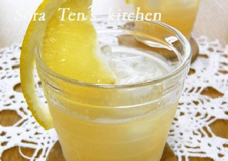 Recipe of Homemade Grapefruit Ginger Ale for Healthy Summer Skin