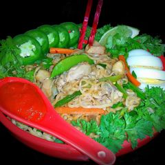 A picture of Mike's Spicy Oysters Ramen.