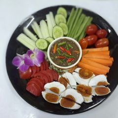 A picture of Thai Shrimp Paste Chile Sauce / Naam Prik Kapi.