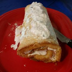 A picture of Peppermint Cake Roll.