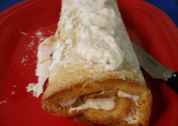 Recipe of Speedy Peppermint Cake Roll