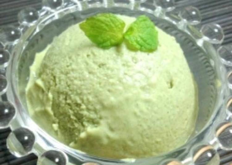 Recipe of Smooth Tofu Matcha Ice Cream