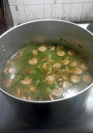 A picture of German Bean Soup.