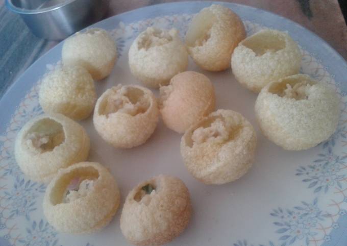 Homemade Pani puri