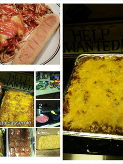 A picture of Spaghetti Casserole.