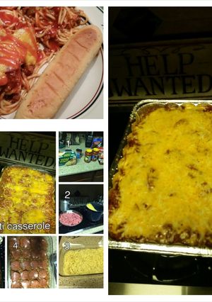 A picture of Spaghetti Casserole.