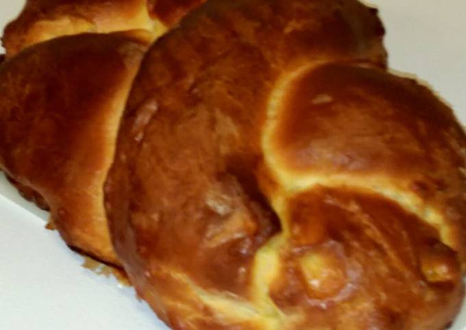 Steps to Prepare Homemade Braided Brioche