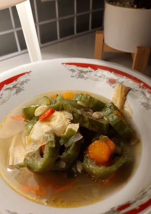Foto resep Sayur Oyong Kembang Tahu Tumis