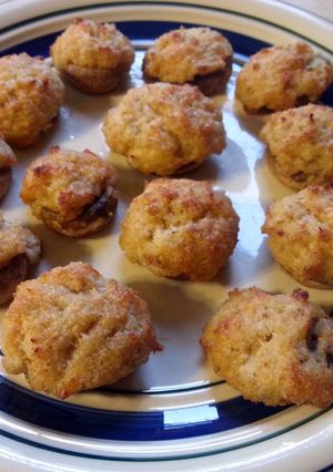 A picture of Crab Stuffed Mushrooms.