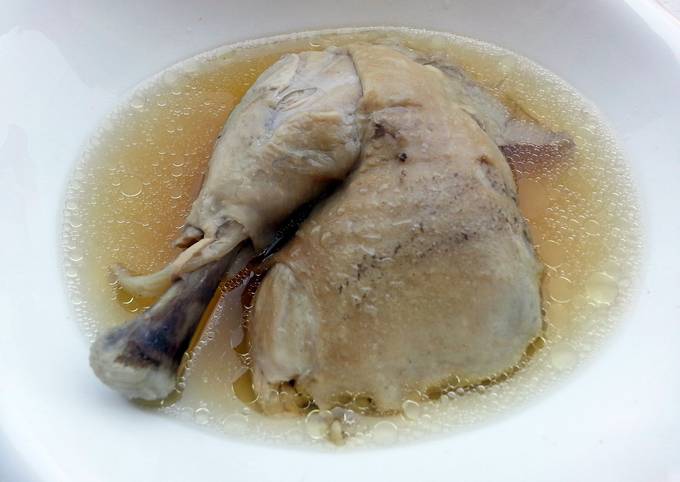 Easiest Way to Prepare Homemade Chicken Soup With Essence Of Chicken