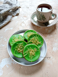 Foto resep Kue Lumpur Kentang Pandan