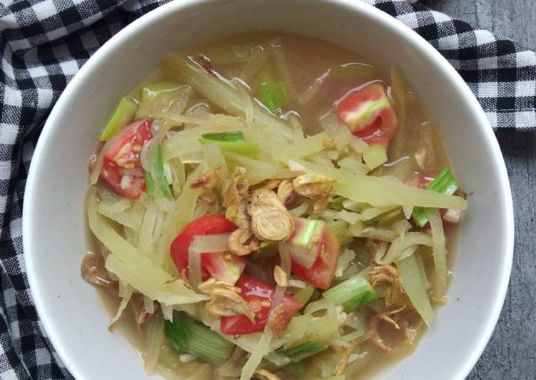 Resep 34. Tumis labu siam sederhana, Enak