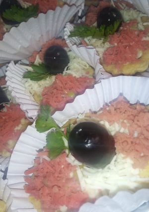 صورة لوصفة مملحات بكريمة الجبن وصدر الدجاج