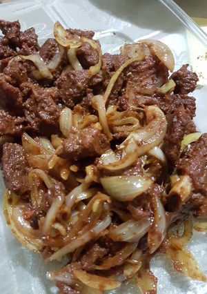 Foto resep Daging Sapi Presto Tumis Bombay Madu #KitaBerbagi