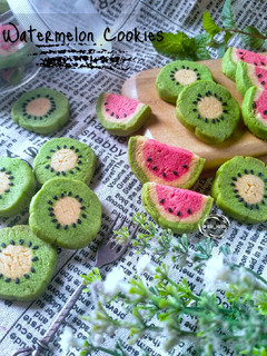 Foto resep Watermelon n Kiwi Cookies