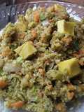 "Arroz de brócoli" frito a mi manera🤨🤔😊