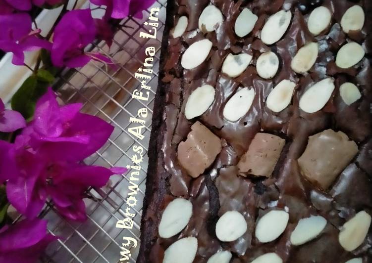 Langkah Mudah untuk Menyiapkan Chewy Brownies Ala Erlina Lim Anti Gagal