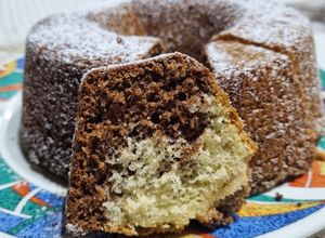 Una foto de Torta Mixta de Chocalate y Vainilla ❤