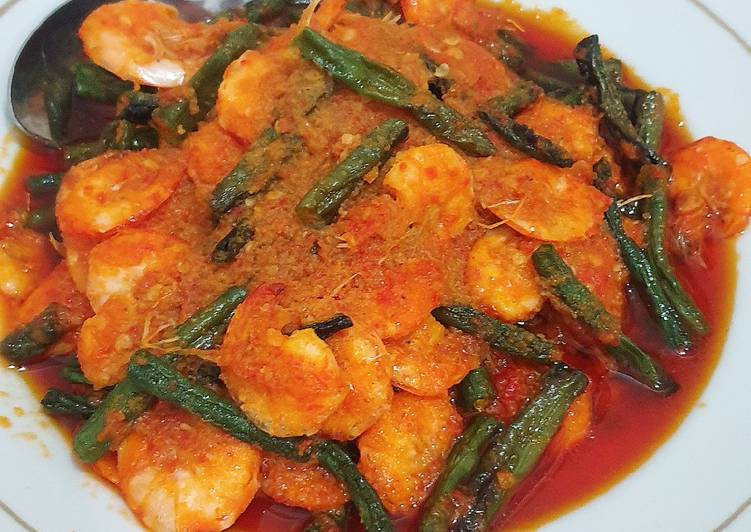 Resep Udang Balado Kacang Panjang Anti Gagal
