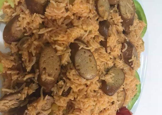 Sausage pulao