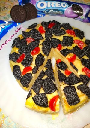 Foto resep Bread Pudding Oreo (Kukus)