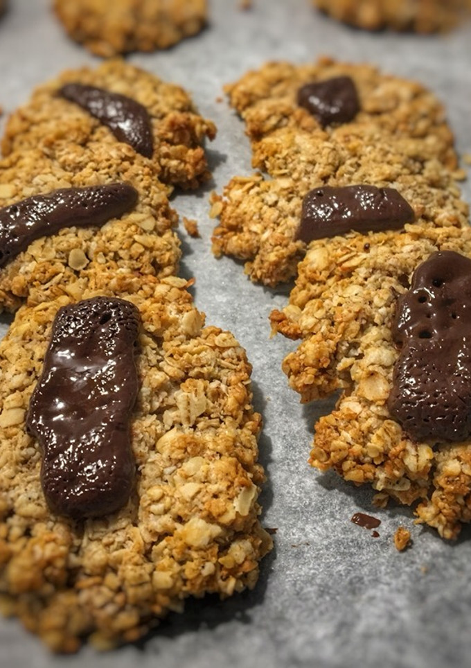 Una foto de Galletas de coco y avena SIN AZÚCAR