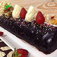 bolu gulung kukus coklat / chocolate swiss roll cake