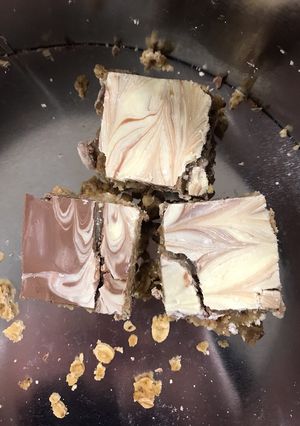 A picture of Millionaire Shortbread Flapjacks.