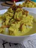 Lontong sayur kohlrabi